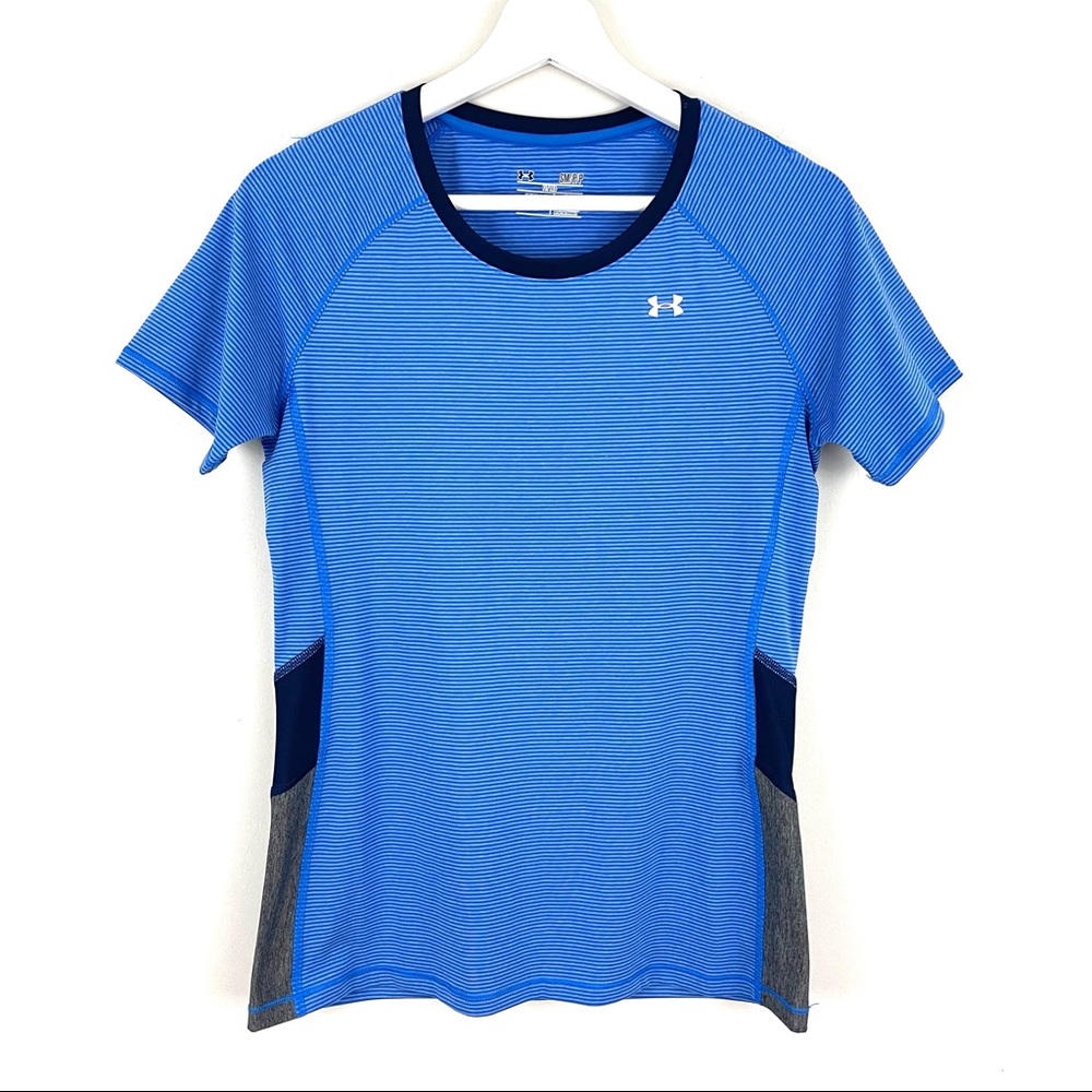 Under Armour Heat Gear Alpha Stripe Short Sleeve